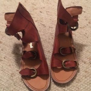 Free people leather sandals